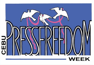 Cebu Press Freedom Week logo with doves